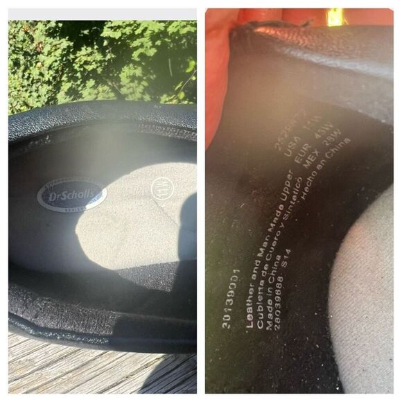 Dr Scholls Womans Marci Comfort Shoes Black Sz 11 WIDE - Picture 8 of 8